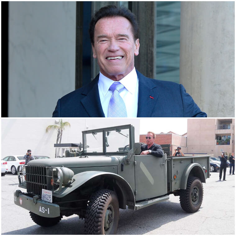 Arnold Schwarzenegger's Terminates for the Environment Now - While Driving a Military Vehicle