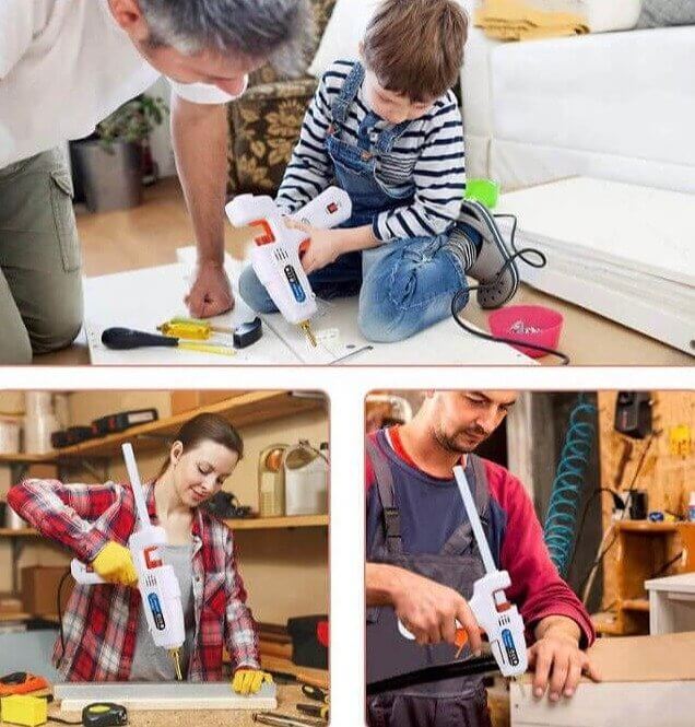 Glue Gun Can't Decide Its Size