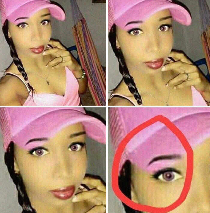 Hats With Eyebrow Extensions