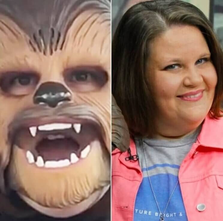 The Chewbacca Mask Lady - Candace Payne