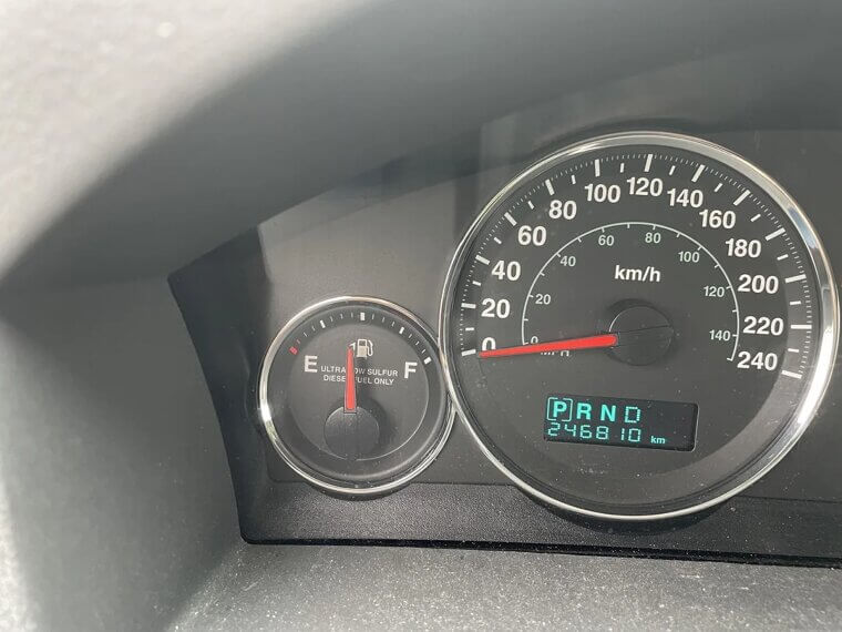 Touching the Odometer