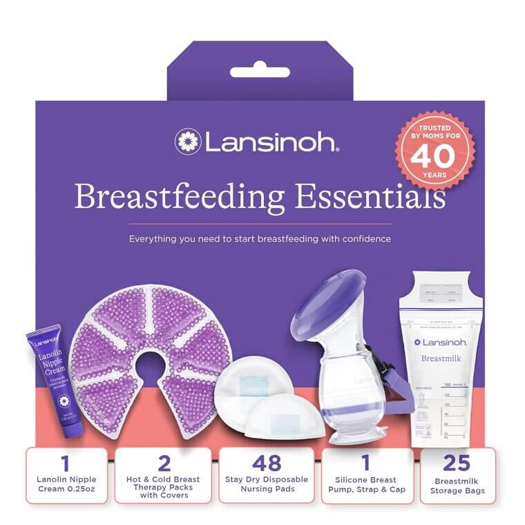 Lansinoh Breastfeeding Kit - Essential New Mom Gift Set - Now 15% Off! 