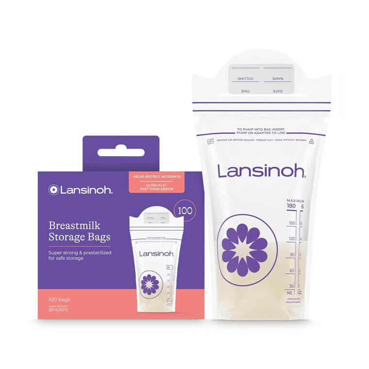 Lansinoh Breastmilk Bags - Trusted Storage Essential - Don’t Miss the 49% Discount!