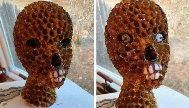 悪夢から出てきた彫刻