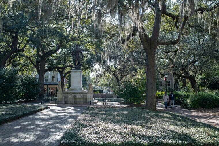 Forrest Gump: The Gentle Beauty of Chippewa Square in Savannah, Georgia