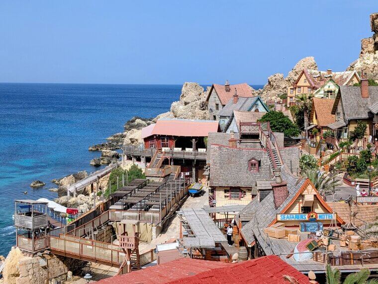 Popeye: The Whimsical Sweethaven Village in Mellieħa, Malta