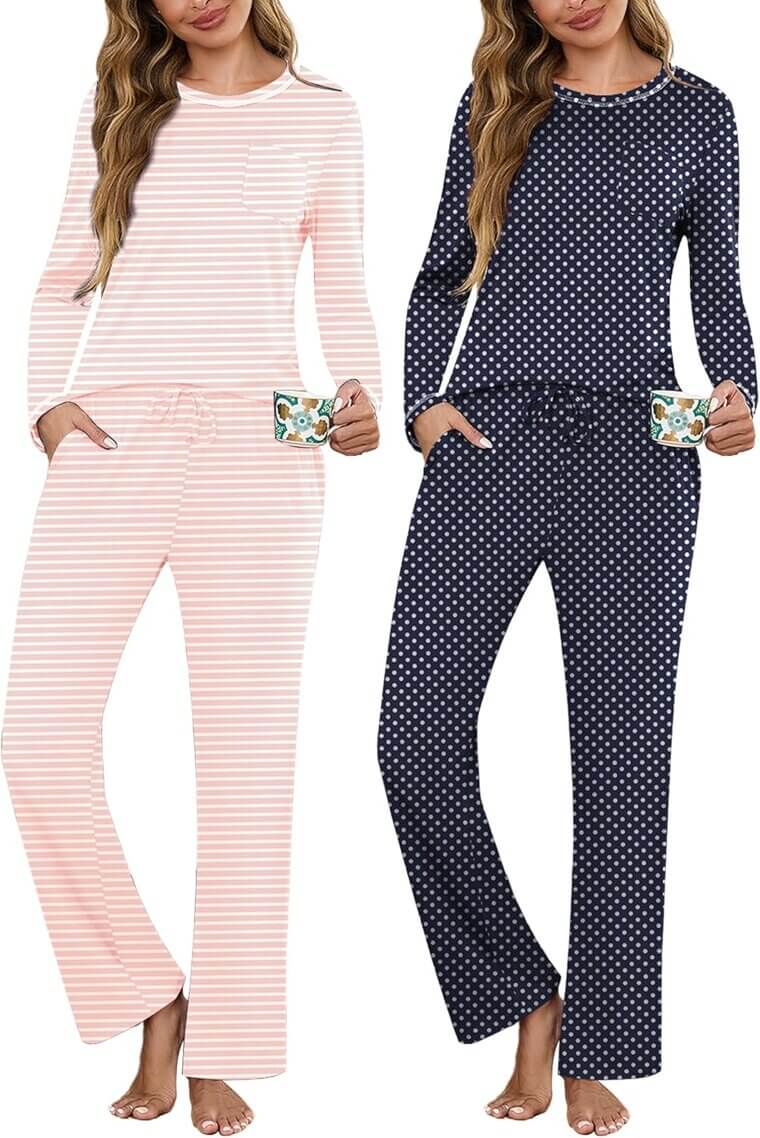Marvmys Pajama Sets - Cozy Long Sleeve Comfort for Fall & Winter - 32% Off!