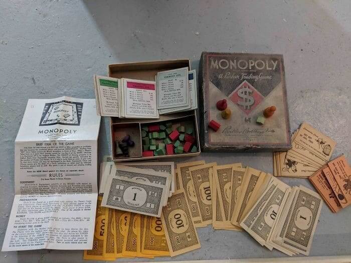 Monopoly Set From The 1940s