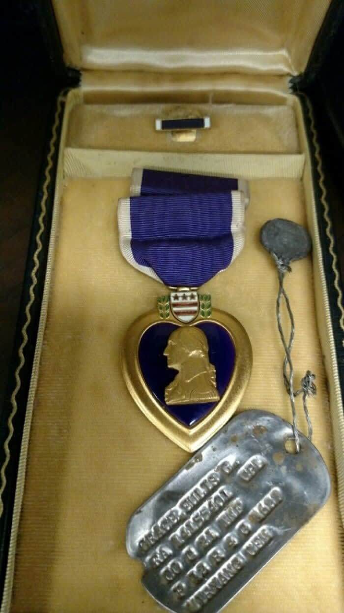 A Purple Heart Medal