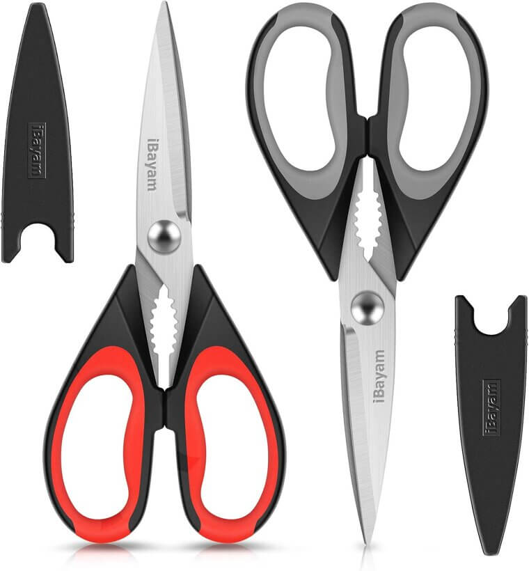 iBayam Kitchen Scissors: Versatile Cutting Power for Every Kitchen 