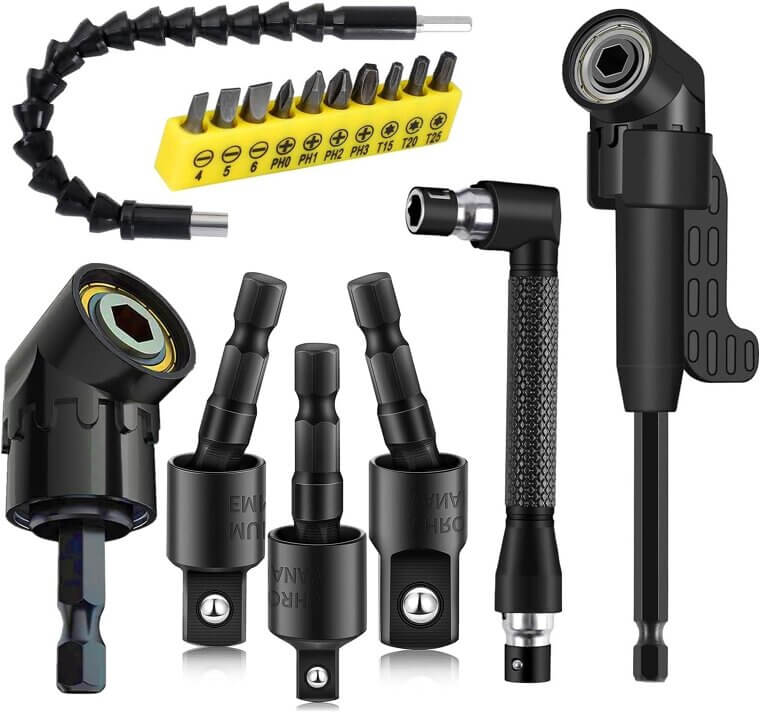 Flexible Drill Extension Set - Make Projects a Breeze! - 37% Off!