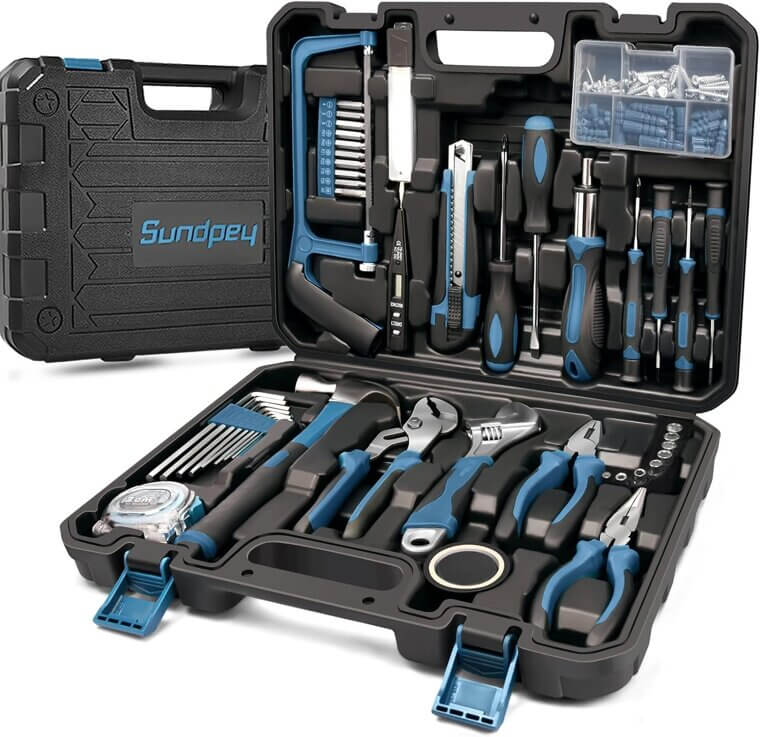Sundpey Tool Kit - 148-Piece Essential Home Repair Set - Now 5% Off!