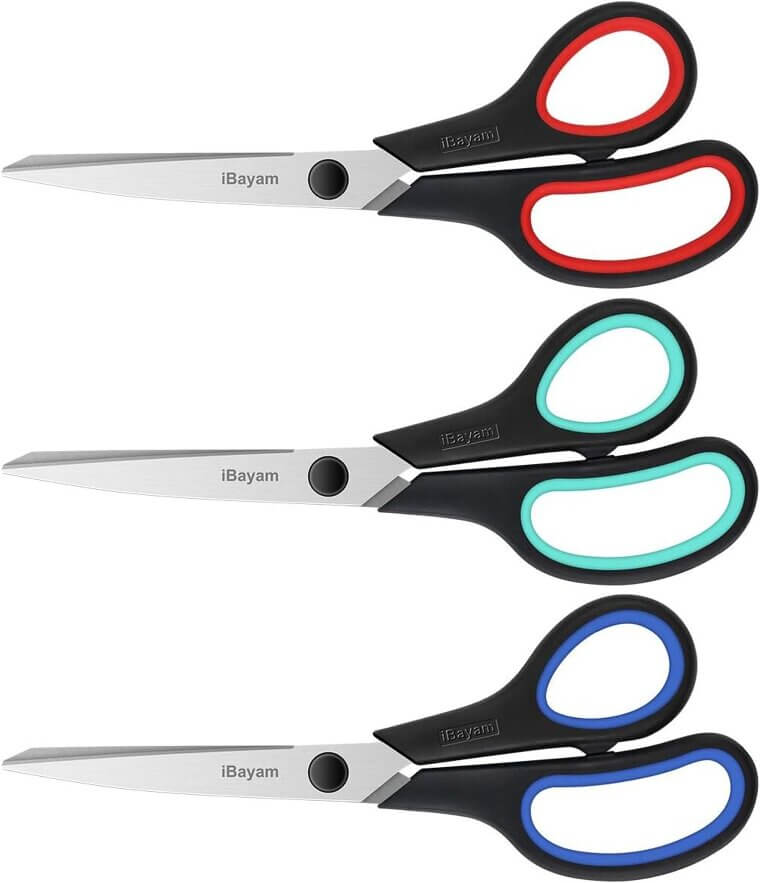 Heavy Duty Scissors Set - Sharp, Comfortable, Versatile! 
