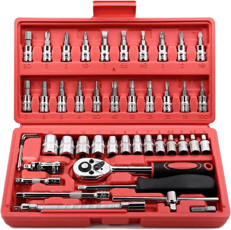 Egofine Socket Wrench Set for Home & Auto Repair - 26% Off!