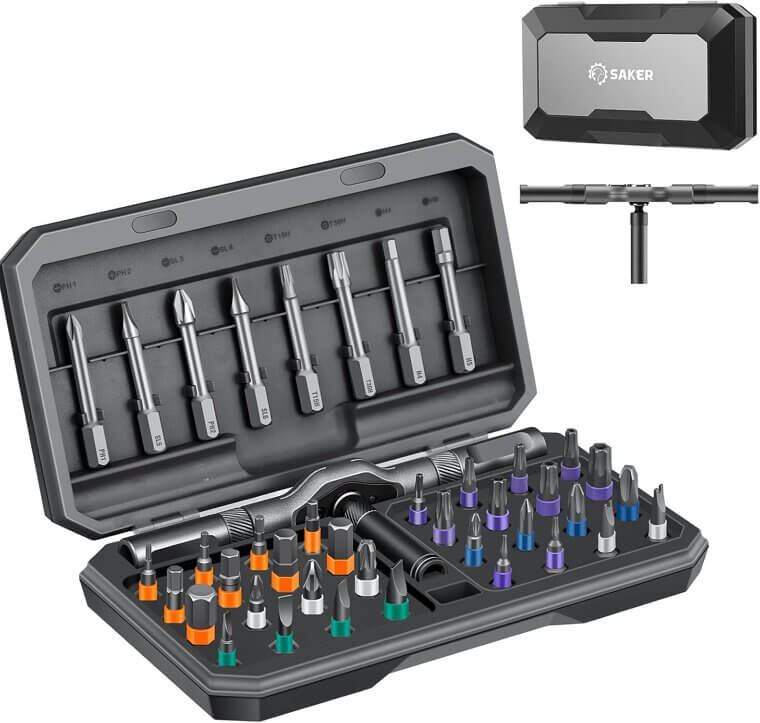 Saker Magnetic Screwdriver Set - Versatile and Portable Repair Tool Kit - Now 29% Off!