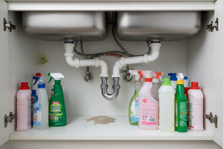 The Dangerous Truth About Storing Cleaning Supplies Under the Sink