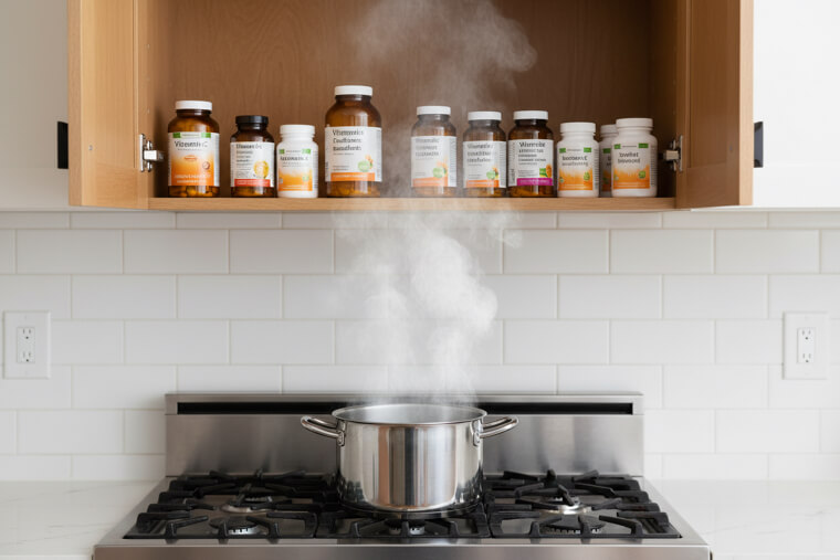 Why Storing Vitam the Kitchen Is Slowly Destroying Them