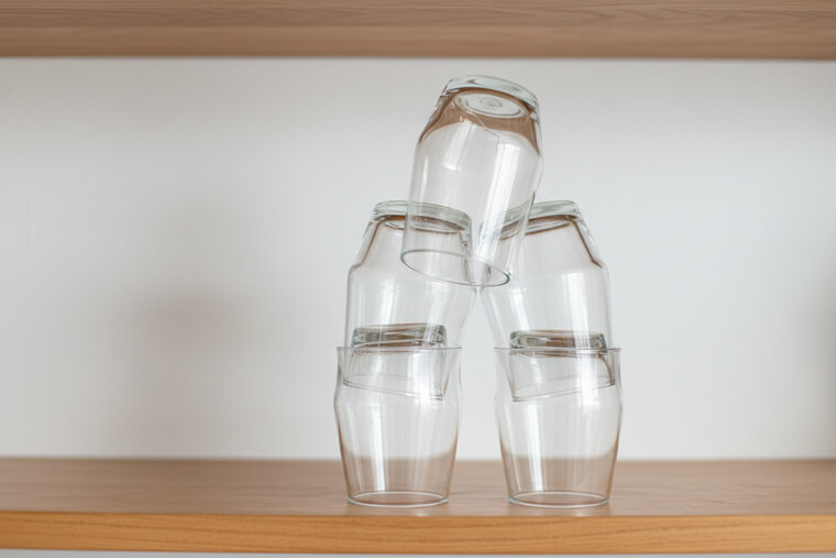 The Hidden Problem with Stacking Drinking Glasses
