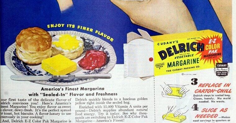 Margarine Over Butter