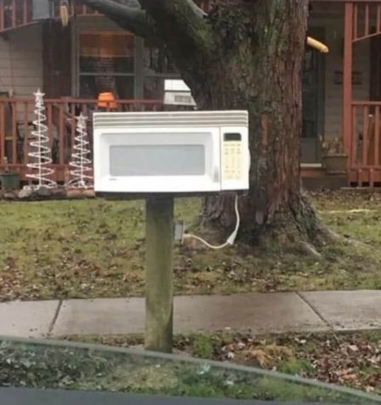 We Hope They're Not Trying to Heat Up Food in the Mailbox