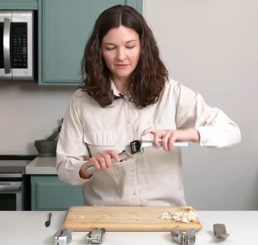Use a Garlic Press for Better Flavor and Less Effort