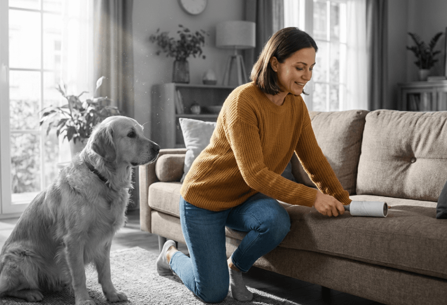 Ingenious Pet Hair Remover Roller That Makes Cleanup Effortless