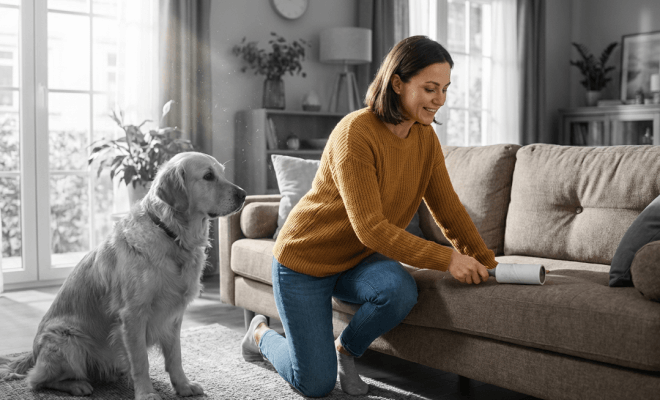 Ingenious Pet Hair Remover Roller That Makes Cleanup Effortless