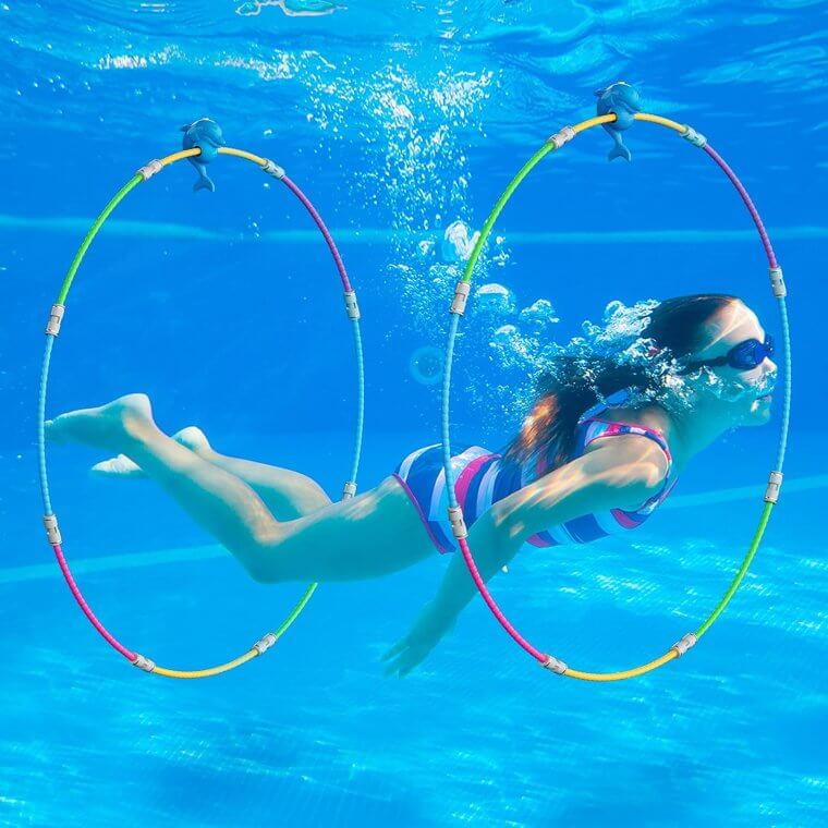Dive Through These Underwater Rings 