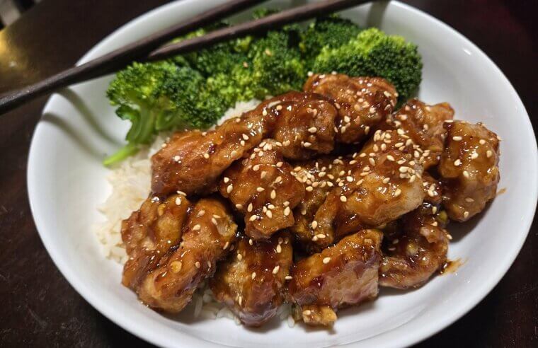 Orange Chicken With Rice