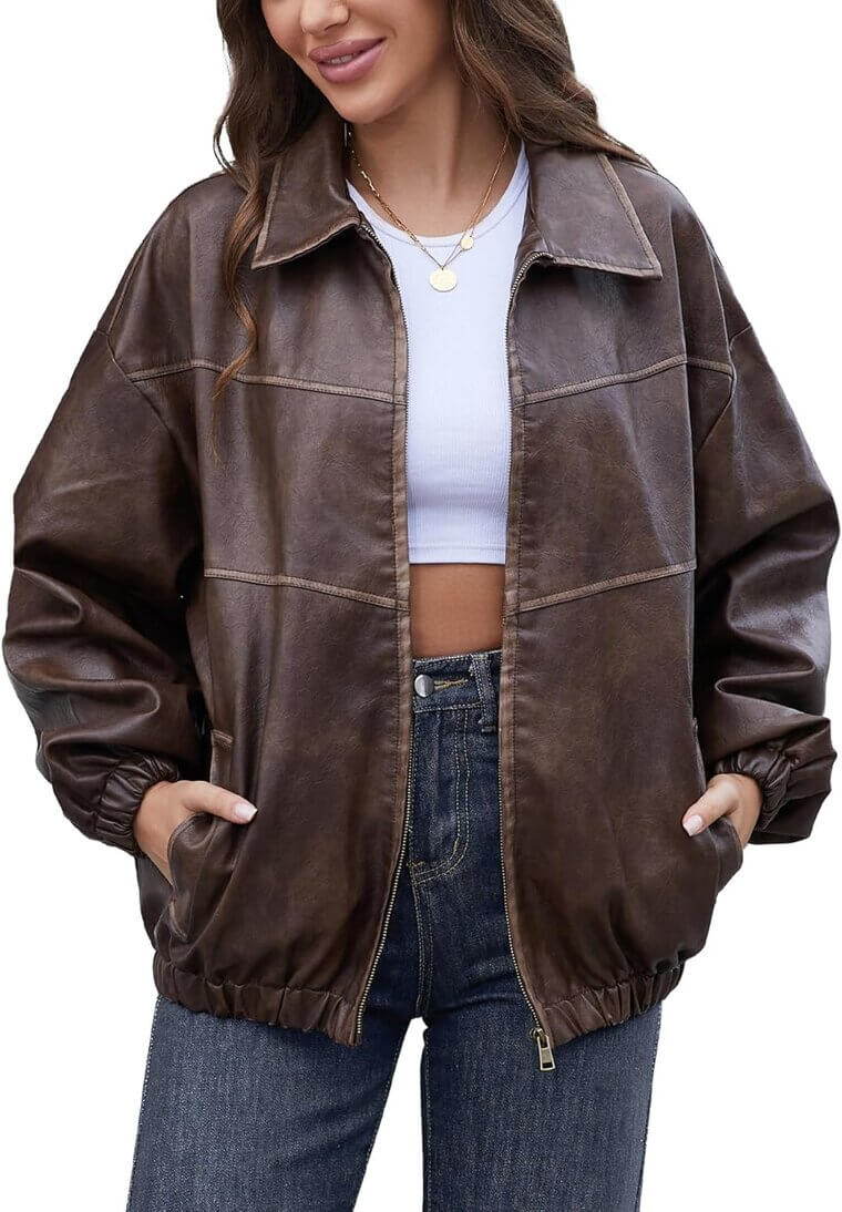 Bakyarder Leather Jacket - Stylish, Vintage Oversized Coat for All! - 29% Off!
