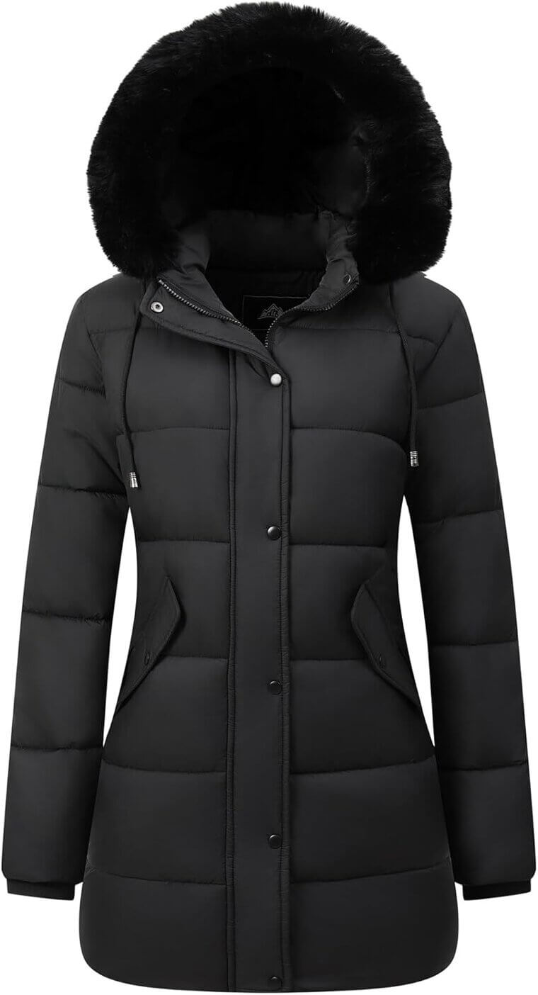 GoldLadies Winter Parka - Stay Warm & Dry in Style 