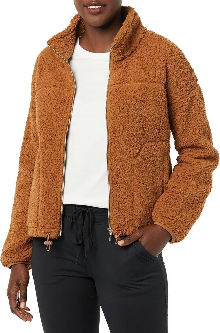 Sherpa Fleece Jacket - Warm & Stylish for Winter 