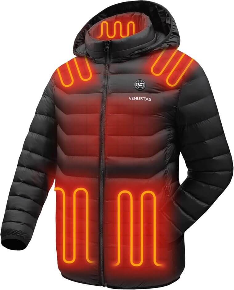 Venustas Heated Jacket - Stay Warm with Style - Now 26% Off!