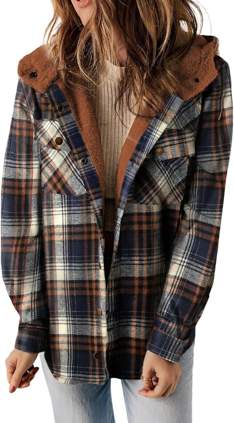 Plaid Shacket Jacket - Cozy Style for Every Season - Enjoy 20% Off!
