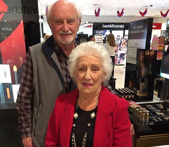 Elderly Man Learns To Do Wife's Makeup Before She Turns Blind