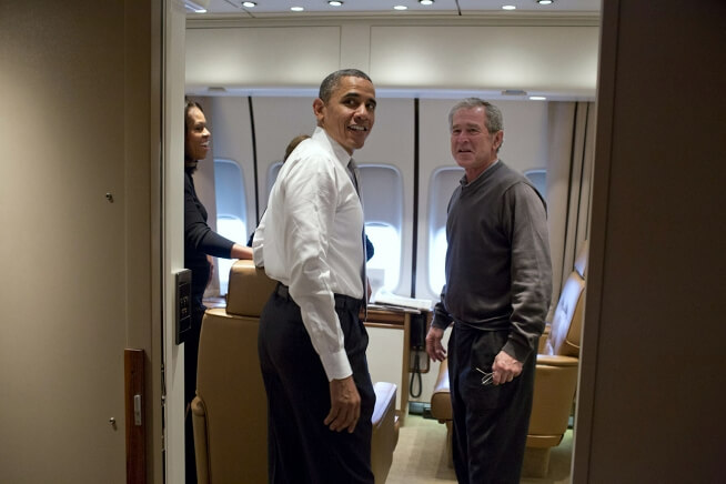 Barack Obama and George W. Bush Have Become Friends