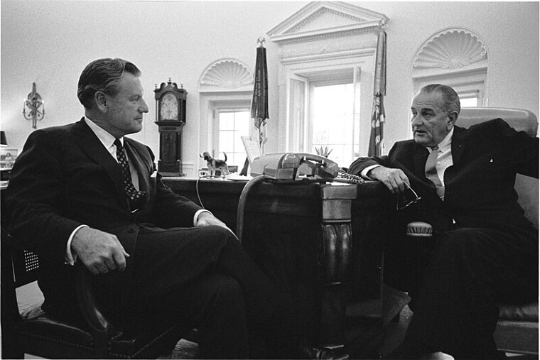 Lyndon B. Johnson Conducted Meetings From the Bathroom