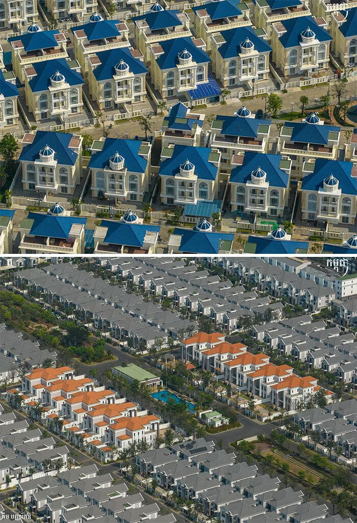 A Neighborhood in Phnom Penh Cambodia Is Right Out of Game