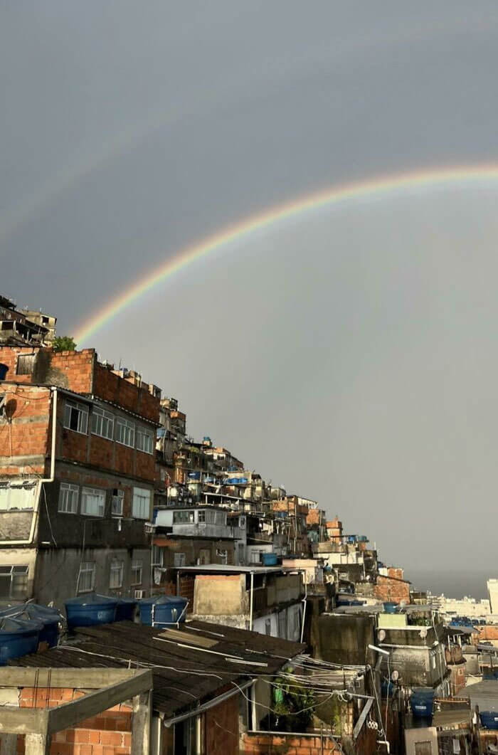 Rainbow Over the Favela