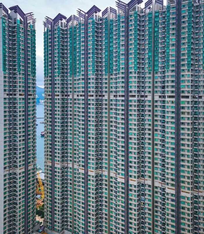Endless Identical Apartments in Hong Kong
