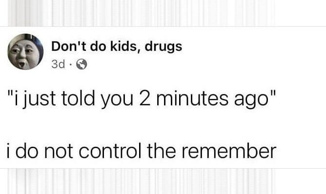 The Remember Controls Us