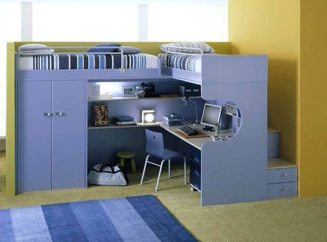 "Etagenbett, Ecklösung"