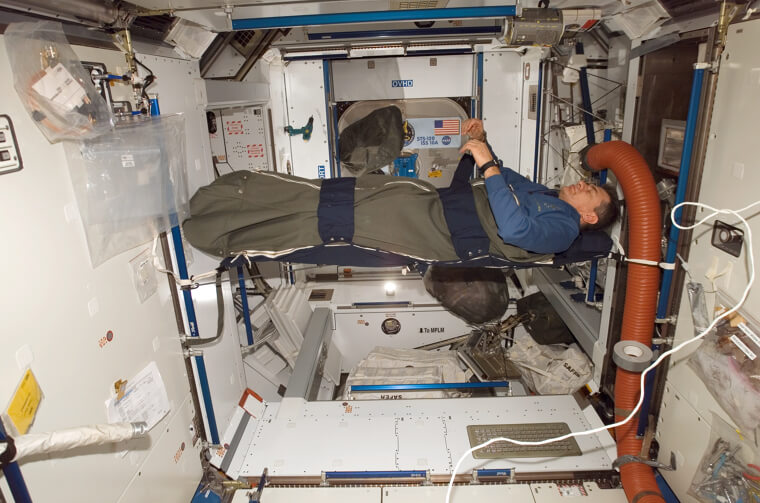 How Astronauts Sleep in Space