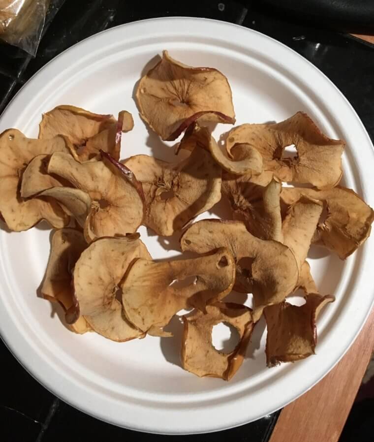 果物を脱水する