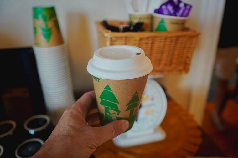 Compostable Coffee Cups and Lids