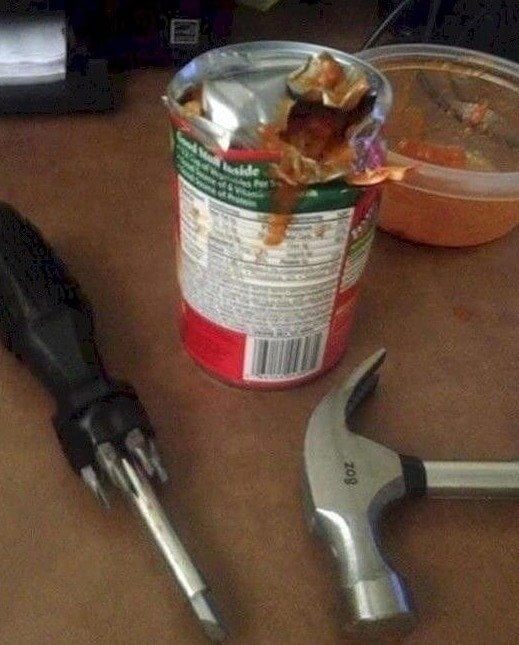 Honey, Where's The Can Opener?