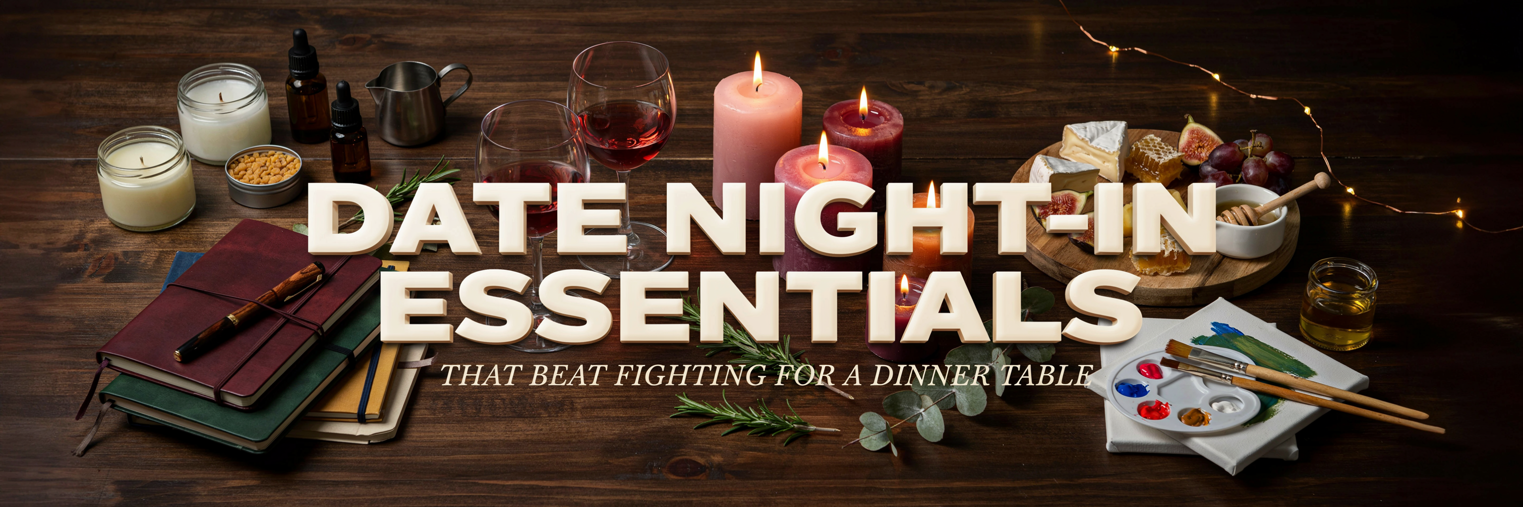 Date Night-In Essentials That Beat Fighting for a Dinner Table