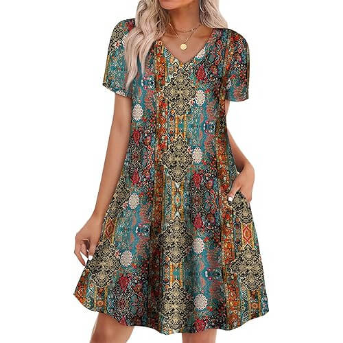 Relaxed T-Shirt Beach Dress that Offers Ultimate Comfort. Now 21% Off!