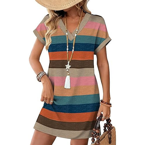 Versatile Summer T-Shirt Dress that Works Anywhere. Now 35% Off!