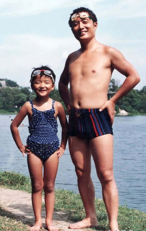 Photo Before A Swim: 1986